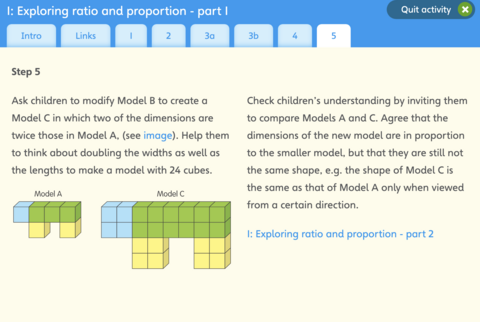 Lesson steps continuation